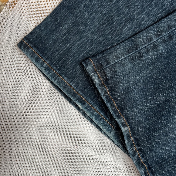 Mavi Jeans Molly Bootcut Size 31 / 34 Cotton Blend 8" Low Rise Med Dark Wash - Picture 9 of 9